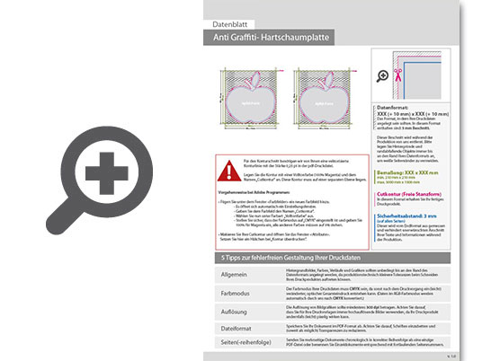 Product Bild hartschaumplatte_mit_anti-graffiti-lack_gl__nzend_in_apfel-form_konturgefr__st___beidseitig_4_4-farbig_bedruckt
