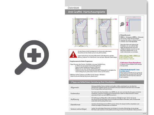 Product Bild hartschaumplatte_mit_anti-graffiti-lack_gl__nzend_in_fu__abdruck-form_konturgefr__st___beidseitig_4_4-farbig_bedruckt