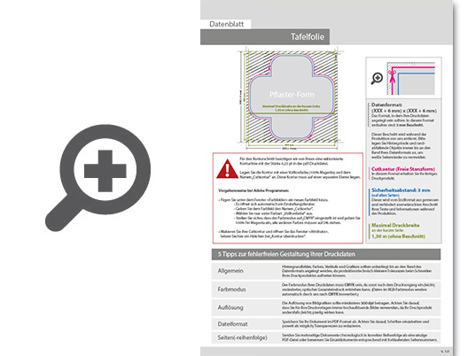 Product Bild hochwertige_tafelfolie_in_pflaster-form_unbedruckt