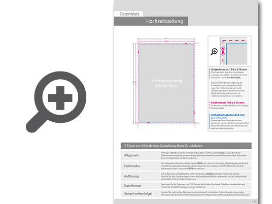 Product Bild hochzeitszeitung_mit_drahtheftung__endformat_din_a5__76-seitig